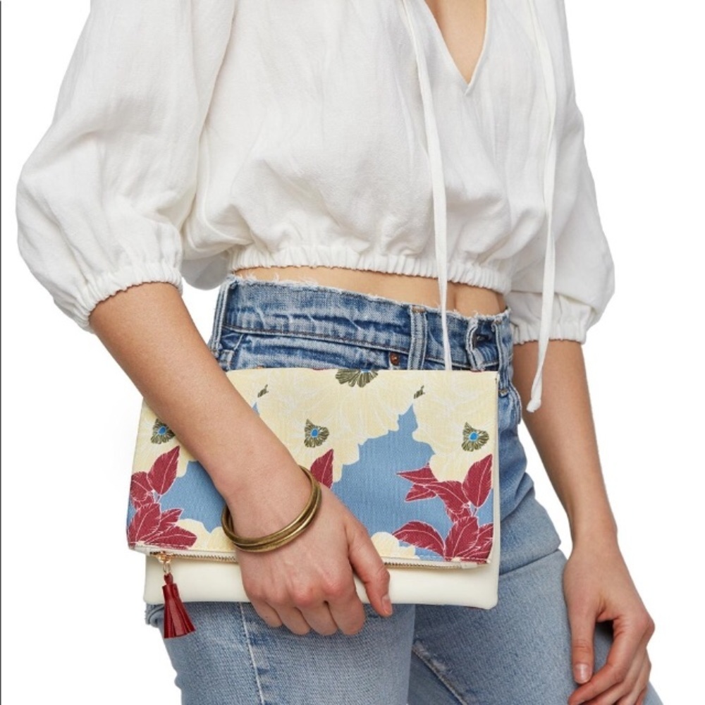 Rachel Pally Floral Reversible Clutch in Bloom